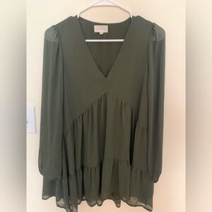 Melloday Olive Green Shirt